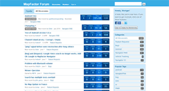 Desktop Screenshot of forum.mapfactor.com
