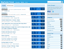 Tablet Screenshot of forum.mapfactor.com
